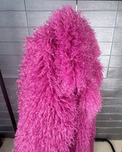 Cappotto Invernale da Donna 2025 Personalizzabile e Colorato, Stile Lussuoso Simil-<span class=keywords><strong>Pelliccia</strong></span>, Lungo Cappotto Femminile che Imita il Pelo di Agnello Mongolo - Product Image 4