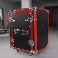 Flight case/rack cabinet/amplificateur audio/mixeur/microphone sans fil/boîtier de scène professionnel 16U/12U en métal, résistant à l'eau, OEM ODM