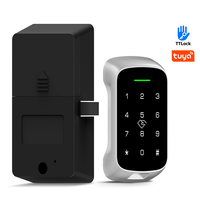 Serrure numérique en alliage d'aluminium Tuya Ttlock APP Card Password Furniture NFC Drawer Locker Electronic Smart Cabinet Lock