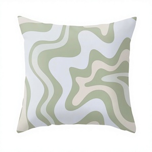 Geometric Pattern Square <b>Throw</b> Pillow Minimalist Style Decorative Cushion Cover - Product Image 1