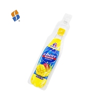 Custom Plastic Vloeibare Waterzak Sachet Vruchtensap Zakjes Gevormde Zak Voor Drank Smoothies Dranken Verpakking