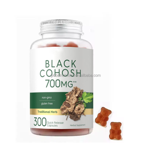 Ausreson <span class=keywords><strong>Black</strong></span> <span class=keywords><strong>Cohosh</strong></span> Root Extract Gummies Mujeres Menopause Suplemento Organic <span class=keywords><strong>Black</strong></span> <span class=keywords><strong>Cohosh</strong></span> Gummies - Product Image 2