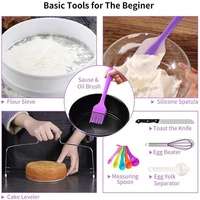 Maßgeschneidertes 431-teiliges Backutensilien-Set zum Dekorieren – Spritztüllen, Spatel, Glätter und Spritzbeutel für Kuchen