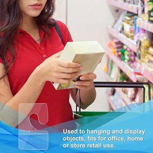 Promotion Discount Best Sellers <b>Plastic</b> Style Fold up Hang Tabs With Back Adhesive - Product Image 5