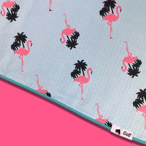 ゴルフアクセサリープリントカスタムロゴワッフル磁気マイクロファイバーマグネットゴルフタオルゴルフクラブクリーナークリップフック付き - Product Image 3