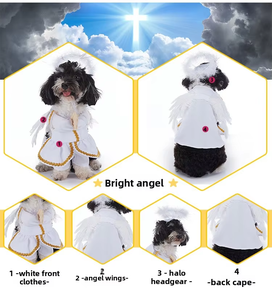 Ropa Navideña para Perros Estilo Europeo y Americano |   Traje Divertido Premium para Mascotas |   Ropa Festiva Original para Perros Medianos - Product Image 5