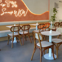 Fournisseur professionnel de mobilier de restaurant pour café, table et chaise de restaurant avec service de dessin de plan 3D
