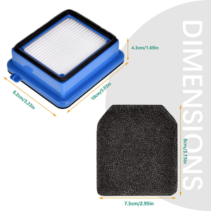 Filtro HEPA para aspiradora <span class=keywords><strong>AEG</strong></span> QX6/QX7/FX9, reemplazo de alta succión para el hogar y personas alérgicas - Product Image 2