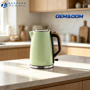 Bouilloire Électrique en Acier Inoxydable 2200W à Chauffage Rapide 1,7L pour Thé Café Appareil de Cuisine Domestique - Product Image 1