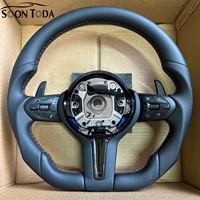 Volant de voiture en cuir noir M Sport pour BMW F30 F10 F15 F36 F20 F01 F26 F07 E30 E40 E46 X6 X5 X7 M2 M3 M4 M6 F22 E92 Z4 X3