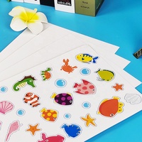 Mejor Precio, Lámina Holográfica Transparente Impermeable para Impresión de Inyección de Tinta, Láminas de Vinilo Personalizadas, Papel Adhesivo Imprimible