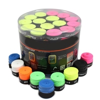 Nastro per impugnatura racchetta da tennis e padel personalizzato OEM con logo, all'ingrosso, in PU, antiscivolo, assorbi sudore, per acquisti in blocco