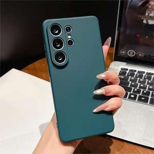 Coque de téléphone adaptée au Samsung S26 Ultra, coque de téléphone antichoc intégrale en silicone liquide Rubik's Cube - Product Image 1