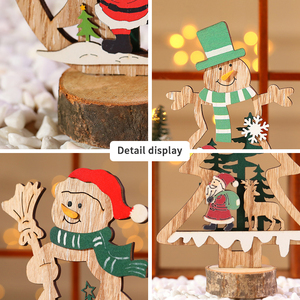 Tự làm người tuyết ông già Noel cây Giáng sinh sáng tạo thủ công đồ trang trí Giáng sinh - Product Image 5