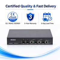 HiOSO HA7302CS 2PON EPON OLT Ready Stocks WEB SMP CLI Cloud 3 Years Warranty 256 Full Load OEM ODM Support