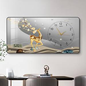 <span class=keywords><strong>Orologio</strong></span> da <span class=keywords><strong>Parete</strong></span> Elettronico con Calendario Perpetuo, Design Moderno e Silenzioso per Ristoranti e Sale da Pranzo - Product Image 4