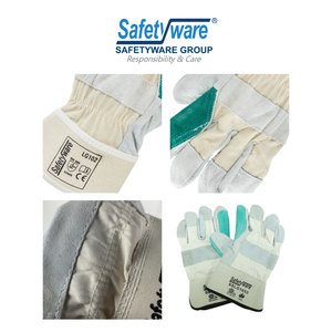 Gants de sécurité en cuir de vachette pleine fleur, résistants, pour travaux de construction, fonction antidérapante, protection des mains et des bras pour - Product Image 6