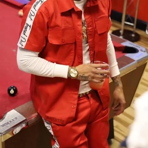 Custom DesignMade Work Jackets Tracksuit Unisex Printed Casual Work Fit Suits Men Jogger Tracksuit Sets - Product Image 4