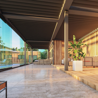 Aluminio exterior Pacilion pérgola Gazebo impermeable dosel Gazebo rectángulo eléctrico aluminio PERSIANAS pérgola con pantalla con cremallera