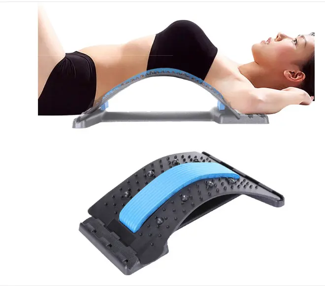 Lightweight Sturdy Magnetic Therapy Back Stretcher Adjustment Back Lumbar Massager
