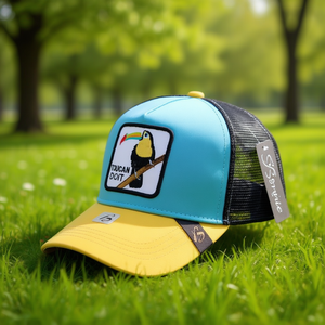 Cappello Trucker Spruce Toucan a 6 Pannelli, Regolabile, in Rete Traspirante, Impermeabile, Unisex, per Adulti, Casual, Primavera-Estate - Product Image 2