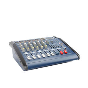 Venda quente 6 Canal 602D USB Powered Mixers Amplificador De Áudio Profissional com BT Vídeo & Iluminação - Product Image 3