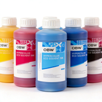 Encre éco-solvant à haute saturation et à flux fluide pour impression de bannières publicitaires extérieures, à base de matières premières importées