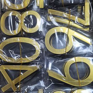 5cm/10cm/15cm/20cm 26 English Letters Diy 3d Mirror Acrylic <b>Wall</b> Decals Modern Home Decor <b>Wall</b> Art Mural <b>Sticker</b> - Product Image 3