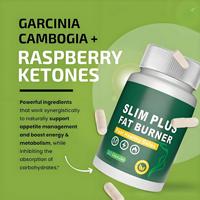 Capsules Slim Plus Brûle-Graisses, Aide Naturelle à la Détoxification et à la Digestion, Stimule l'Énergie, Gestion du Poids, 30 Capsules, Non Destiné aux Femmes Enceintes