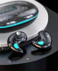 Headset X55 Sleep BT X57 Mini Peredam Kebisingan Layar Digital Daya Tahan Ultra Lama Earbuds Nirkabel Macaron - Product Image 5