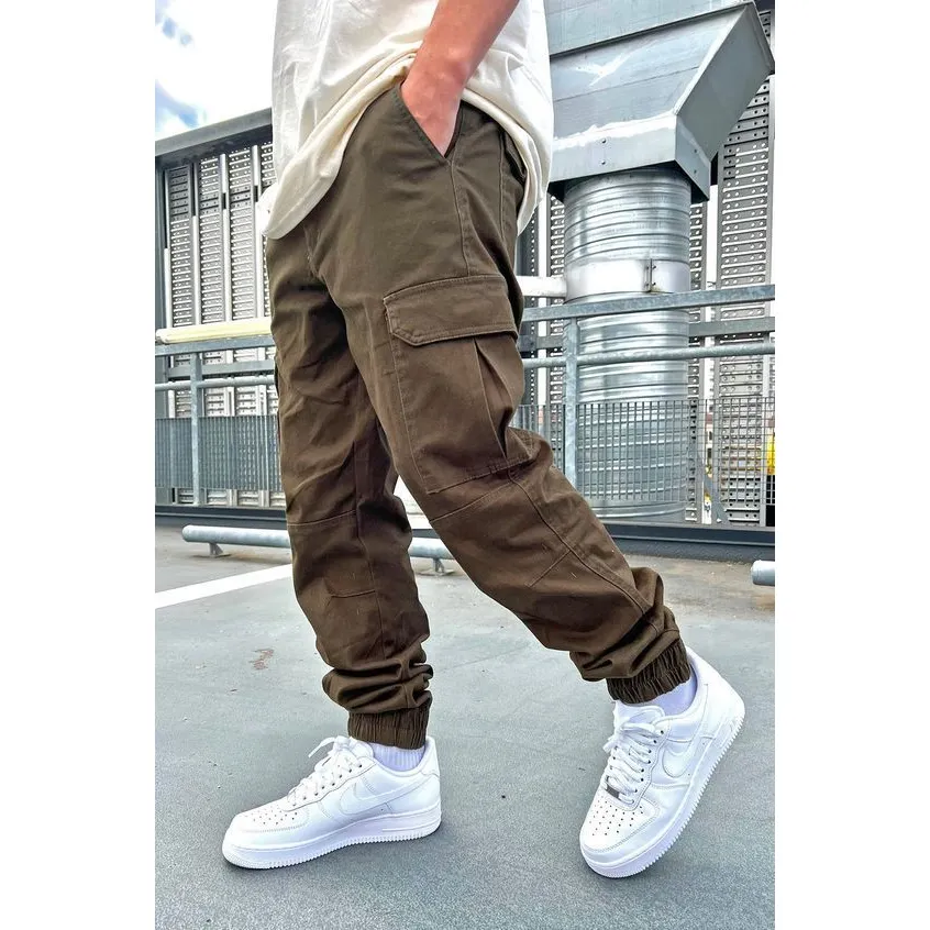 ECOACH high quality streetwear outfits running active casual multi pockets designer men's jogging pants custom cargo trousers for men