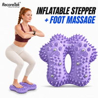 Stepper de Fitness, Equipo de Ejercicio, Tapete de Acupresión Inflable, Alivio del Dolor para Personas Mayores, Incluye Bomba de Aire, Herramienta OEM