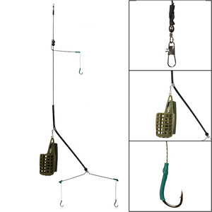 Lovita Distributeur d'appâts écologique et durable à ouverture par le haut, avec poids externe de 30g à 90g et trou carré - Product Image 4