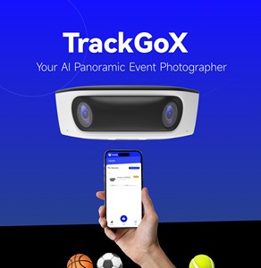 Cámara Deportiva TrackGoX con IA para Transmisión en Vivo de Baloncesto, Cámara Portátil Móvil Compatible con Grabación y Transmisión - Product Image 1