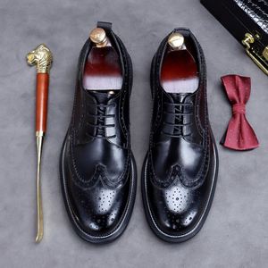 Nouvelles chaussures en cuir formelles Kuxury tendance 2026, chaussures formelles pour hommes de haute qualité, chaussures italiennes fabriquées à la main - Product Image 6