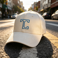 Gorra de Béisbol de Algodón Premium con Bordado 3D, 6 Paneles, Logotipo Personalizado, Perfil Alto, Uniforme Deportivo, Venta al Por Mayor, Cierre de Velcro, para Hombre