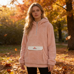 Chaqueta de Forro Polar Personalizada para Mujer, Estilo Informal, para Actividades al Aire Libre, Transpirable, para Verano, Senderismo - Product Image 1