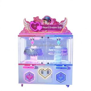 Arcade City Coin-Operated Premium <b>Claw</b> <b>Machine</b> Snack Keychain Gift Sticker Clip <b>Game</b> Double Player Customizable Commercial - Product Image 1