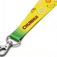 CH Wholesale Sublimation Printing Polyester Lanyards With Logo Custom Certification Keychain OEM ODM ECO Promotion Event Gifts