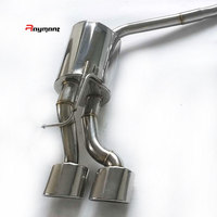 Silencieux haute performance Raymant en acier inoxydable 304, épaisseur 1,5 mm, pour kit carrosserie Mercedes W211, modification d'échappement