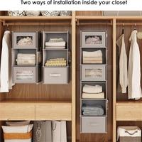 Étagères murales rectangulaires pliables écologiques et peu encombrantes pour le rangement domestique, avec tiroir à fenêtre transparente, design moderne