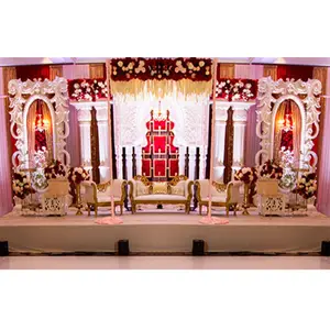 Cadre de scène de mariage 3D, luxe au royaume-uni, scène de mariage asiatique, Grand ghana, décor de scène pour mariage, livraison gratuite