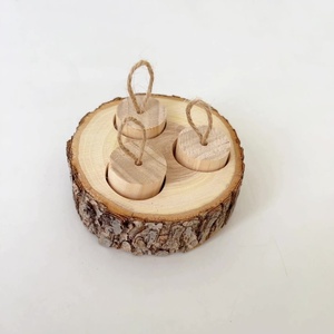 Caja de Madera para Mascotas, Juguete de Forrajeo para Conejos, Cobayas, Hámsteres, para Masticar y Desarrollar los Dientes, Decoración de Terrarios - Product Image 5