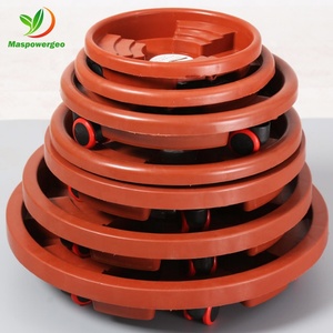 <span class=keywords><strong>Pot</strong></span> <span class=keywords><strong>de</strong></span> fleurs mobile <span class=keywords><strong>de</strong></span> haute qualité, soucoupe à plateau, pour plantes à air - Product Image 2