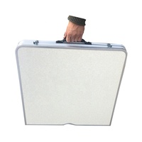 Table de camping pliable portable en aluminium Hifine HFT-001, mobilier d'extérieur avec garantie de 2 à 3 ans