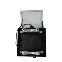 CadSolar CS-SW-406AJ Feu de signalisation solaire à économie d'énergie, design mince de 200 mm pour la signalisation aéroportuaire