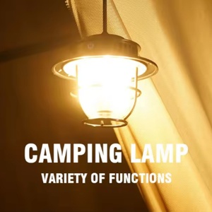โคมไฟ LED แบบกันน้ำ ดีไซน์ย้อนยุค โลหะ แขวนได้ ใช้สำหรับตั้งแคมป์กลางแจ้ง - Product Image 5