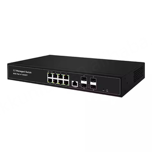 ZC-S1300WP-8G-4S + 10G Uplink 4SFP + 8GE L3 équipement de fibre optique de commutateur POE géré pour l'utilisation du réseau FTTH - Product Image 2
