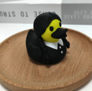 Figurine de canard Wednesday <span class=keywords><strong>Addams</strong></span> imprimée en 3D, ornement créatif et accessoire cadeau - Product Image 5