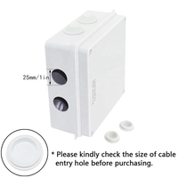 Boîte de jonction électrique JOHNN de haute qualité IP65 série Q3 en ABS blanc 150*150*70 étanche à l'eau et à la poussière pour usage industriel, résidence et commerce
